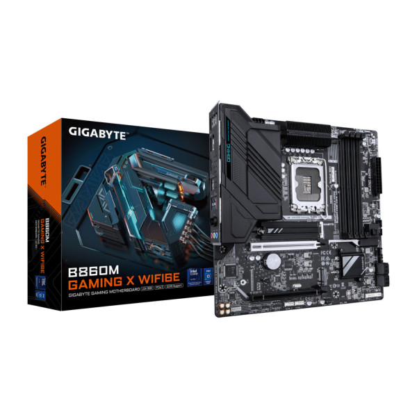 TARJETA MADRE GIGABYTE B860M GAMING X WIFI6E / INTEL SOCKET 1851 / DDR5 X 4 / WIFI 6 / BT 5.3 / ATX / GAMA MEDIA