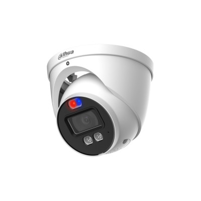 CAMARA ANALOGA/ DAHUA/ HAC-ME1239HN-A-PV/ DOMO TIOC DE 2 MP/ DISUASION ACTIVA LUZ ROJA Y AZUL/ LENTE DE DH-HAC-ME1239HN-A-PV