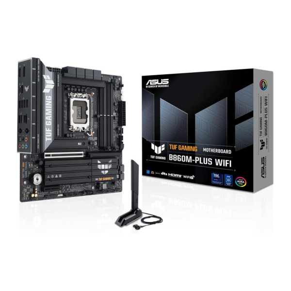 MB ASUS B860 INTEL S-1851 SERIE 2 /4X DDR5 8666 /HDMI /DP /DP TIPO-C /6X USB3.2 /WIFI 7 /BLUETOOTH TUF GAMING B860M-PLUS WIFI