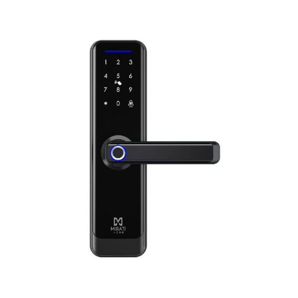 CERRADURA INTELIGENTE CON DETECCIóN DE HUELLA DACTILAR, TARJETA RFID, CONECTIVIDAD WIFI, COMBINACIóN NUMéRICA Y LLAVE MSL02