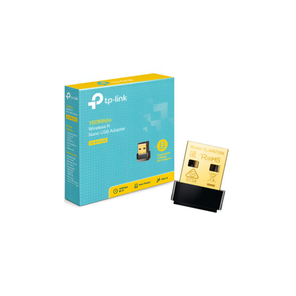 TARJETA DE RED TP-LINK TL-WN725N USB INALAMBRICA 150 MBPS TAMANO NANO