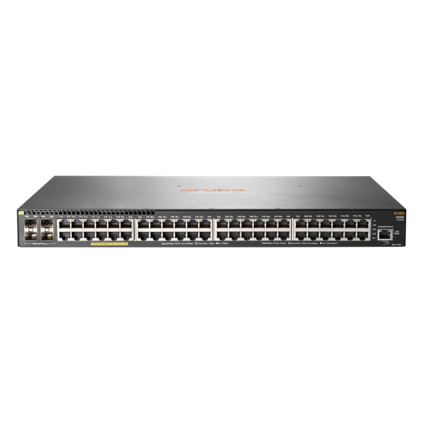 SWITCH HPE ARUBA JL262A 2930F 48G RJ45 POE 370W Y 4 SFP 1G ADMINISTRABLE L3