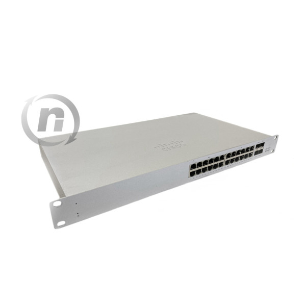 SWITCH CISCO MERAKI 24 X 10/100/1000BASE-T ETHERNET RJ45, 4 X 1G SFP UPLINK (REQUIERE LICENCIAMIENTO OBLIGATORIO) MS120-24-HW