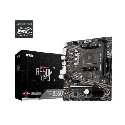 MSI B550M-A PRO | Tarjeta Madre AM4