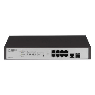 SWITCH TENDA PRO-S8-150W ADMINISTRABLE 8 PUERTOS POE1 FIBRA OPTICA CAPA 3 (L3) ETHERNET 10/100/1000 BASE-T (POE), 1 PUERTO