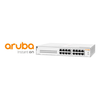 SWITCH HPE ARUBA R8R48A INSTANT ON 1430 CON 16 PUERTOS POE CLASE 4 RJ45 10/100/1000 MBPS NO ADMINISTRABL