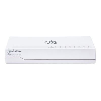 SWITCH,MANHATTAN,560689, 8 PTOS 10/100 DESKTOP BLANCO MH