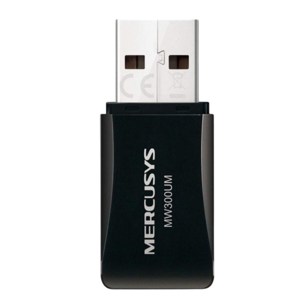 TARJETA DE RED TP LINK MERCUSYS MW300UM USB INALAMBRICA 300 MBPS TAMANO MINI