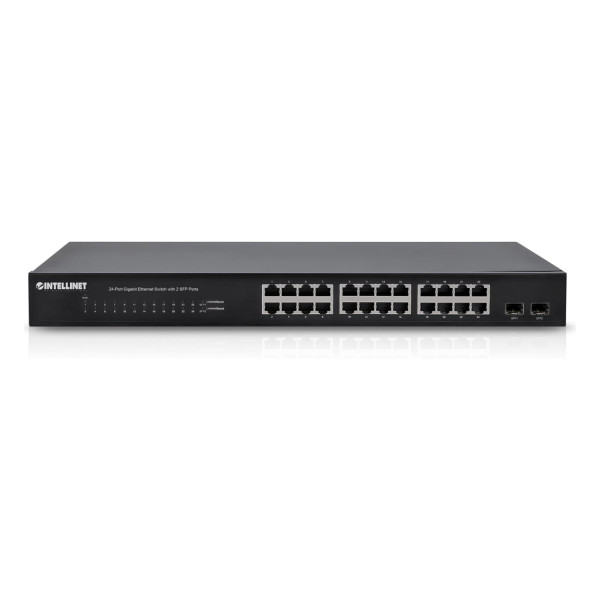 SWITCH,INTELLINET,561044, GB 24 PTOS 19 2 SFP