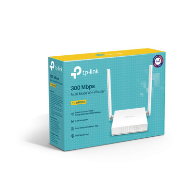 ROUTER INALAMBRICO | TP-LINK | TL-WR820N | 300MBPS |2 PUERTOS LAN 10/100 | 1 PUERTO WAN 10/100 | 2 ANTENAS FIJAS EXTERNAS | (LA