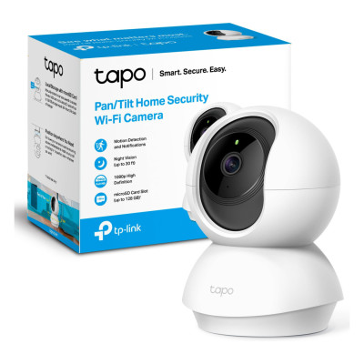 CAMARA IP TP-LINK TAPO C200 WIFI PT 2MP 1080P VISION NOCTURNA DETECCION DE MOVIMIENTO MICROSD 128GB EQUIVALE 16 DIAS ALARMA