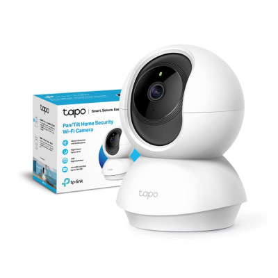 CAMARA IP TP-LINK TAPO C210 WIFI 3 MP MICROSD 256GB 360 HORIZONTAL 114 VERTICAL DETECCION DE MOVIMIENTO VISION NOCTURNA AUDIO