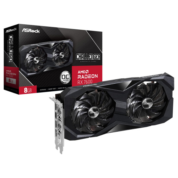 TARJETA DE VIDEO XFX AMD RADEON RX 7600 SPEEDSTER SWFT 210 DUAL FAN / 8GB/ GDDR6/ PCIE 4.0/128 BIT/GAMA MEDIA RX-76PSWFTFA