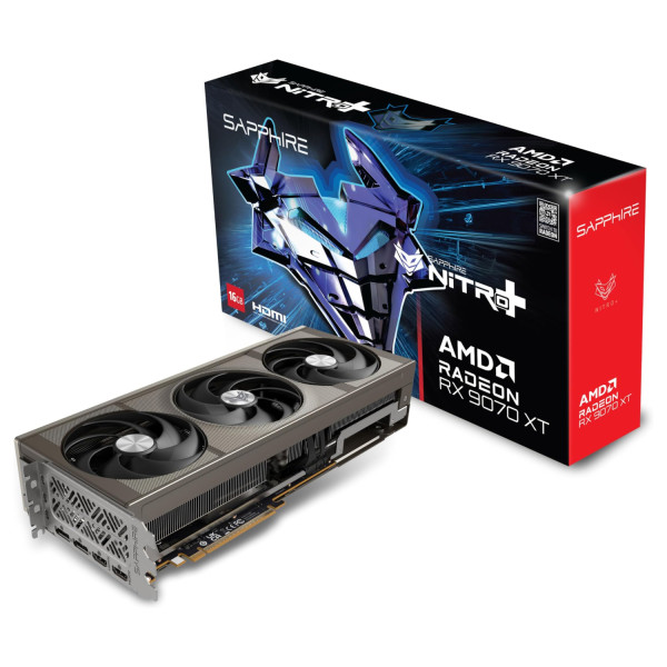 TARJETA DE VIDEO XFX AMD RADEON RX 9070XT SPEEDSTER SWIFT TRIPLE FAN / 16GB/ GDDR6/ PCIE 5.0/256 BIT/GAMA ALTA RX-97TSWF3BA