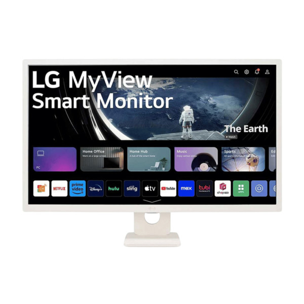 MONITOR LG FULL HD IPS 31.5,SMART WEB OS 32SR50F-W,1920X1080,ASP 16:9,GAMA SRGB 99%,BRILLO