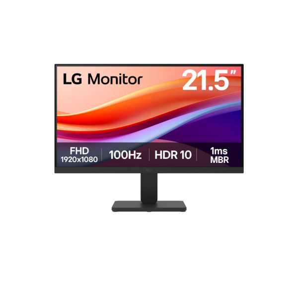 MONITOR PC LG 22U401A-B FHD 21.5,PANEL VA,1920X1080,100HZ,TR 5MS,ASP 16:9,BRILLO 250CD/M2,CONTR 3000:1,D-SUB,HDMI,DYNAMIC