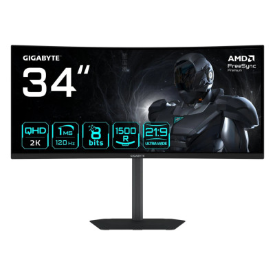 Gigabyte GS34WQCA | Monitor Gamer 34 Curvo