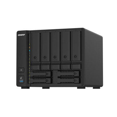 NAS QNAP TS-932PX-4G/ 9 BAHIAS SATA HDD DE 3,5 Y DE 2,5/ NUCLEO CUADRUPLE 1.7GHZ/4GB DDR4 SODIMM AMPLIABLE A 16GB/2 PTO 2,5 GBE