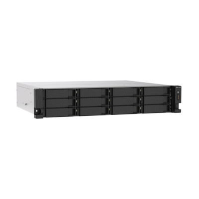 NAS QNAP TS-1273AU-RP-8G /FUENTE REDUNDANTE/ 12 BAHIAS SATA HDD 3,5/RACK 2U/NUCLEO CUADRUPLE 2.2 GHZ/8GB DDR4 UDIMM HASTA