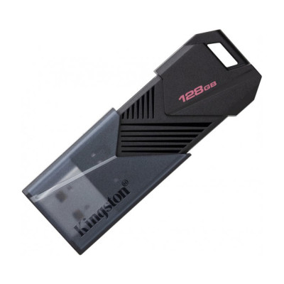 MEMORIA FLASH USB KINGSTON DATA TRAVELER EXODIA ONYX 128GB GEN 1 3.2 TIPO A C/TAPA MVIL NEGRO DTXON/128GB