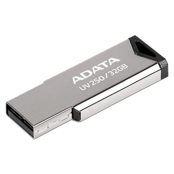 Memoria ADATA 32GB USB 2.0 UV250 metálica AUV250-32G-RBK