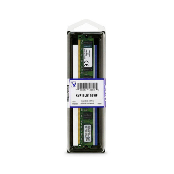 MEMORIA RAM KINGSTON DIMM DDR3L 8GB 1600MT/S VALUERAM CL11 240PIN 1.35V P/PC KVR16LN11/8WP