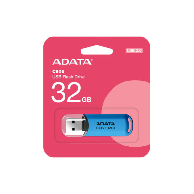 MEMORIA ADATA 32GB USB 2.0 C906 AZUL AC906-32G-RWB