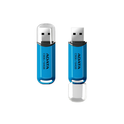 MEMORIA ADATA 64GB USB 2.0 C906 AZUL AC906-64G-RWB