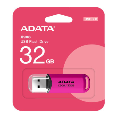 MEMORIA ADATA 32GB USB 2.0 C906 ROSA AC906-32G-RPP