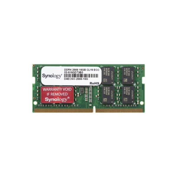 MEMORIA RAM SYNOLOGY D4ES04-4G DDR4 SOLO COMPATIBLE CON NAS DS925+, DS725+, RS1221RP+, RS1221+, DS1821+, DS1621+.
