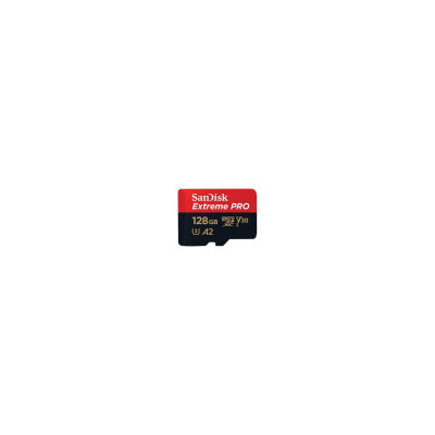 MEMORIA SANDISK MICRO SDXC 128GB EXTREME PRO 200MB/S 4K CLASE 10 A2 V30 C/ADAPTADOR SDSQXCD-128G-GN6MA