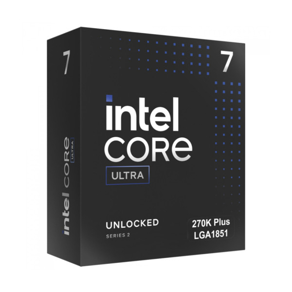 PROCESADOR INTEL CORE ULTRA 7-270K S- 1851 SERIE 2 PLUS/HASTA 5.5 GHZ /CACHE 36MB /24 CORES 8P16E /GRAFICOS INTEL BX80768270K