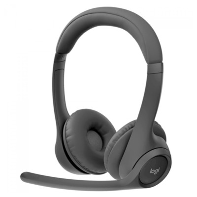 AUDIFONOS DIADEMA LOGITECH ZONE 300 INALAMBRICOS BLUETOOTH RECARGABLE TYPE C NEGRO 981-001406