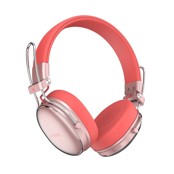 AUDIFONOS ACTECK LUXE CHIC HP710 / DIADEMA / INALAMBRICOS / BT 5.4 / MICROFONO OMNIDIRECCIONAL / 20 HZ A 20 KHZ / BATERIA 30