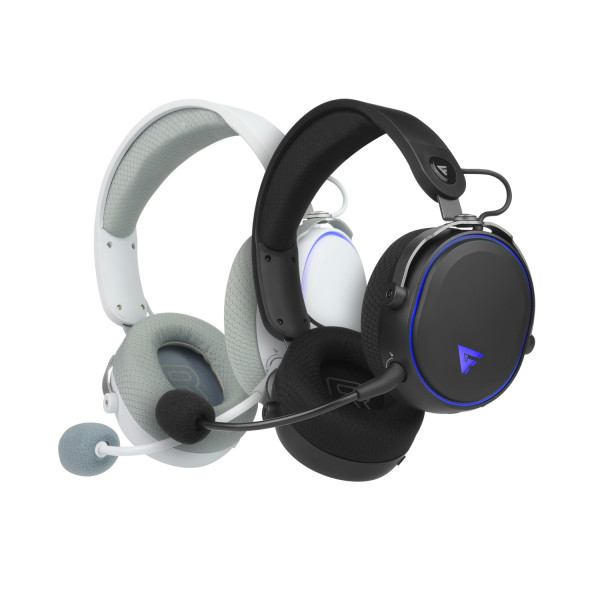 DIADEMA / GAME FACTOR / HSG550 CONEXIÓN POR USB / MICRÓFONO AJUSTABLE / SURROUND 7.1 / NEGRO
