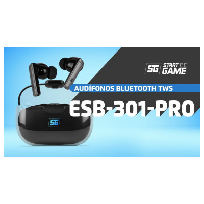 AUDÍFONOS INALAMBRICOS / VORAGO START THE GAME / ESB-301-PRO / TWS / BLUETOOTH / MANOS LIBRES / IPX6 / HASTA 35 HRS