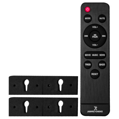 BARRA DE AUDIO CON SUBWOOFER 180W BLUETOOTH Y PROCESADOR DIGITAL SONATA HDMI PC-114031