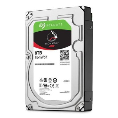 DISCO DURO INTERNO SEAGATE IRONWOLF 8TB 3.5 ESCRITORIO SATA3 6GB/S 256MB 7200RPM 24X7 HOT-PLUG NAS 1-8 BAHIA ST8000VN004