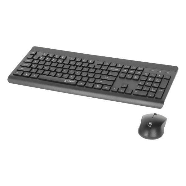 TECLADOS/MANHATTAN/180771/KIT DE TECLADO Y MOUSE ÓPTICO INALÁMBRICOS MWK7350