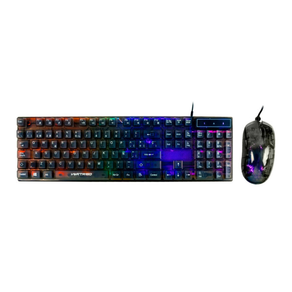 TECLADO GAMER MECANICO TECLAS MACRO PROGRAMABLES RESISTANCE VORTRED V-930600