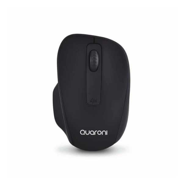 MOUSE OPTICO QUARONI ALAMBRICO COLOR NEGRO 1200 DPI MAQ01N