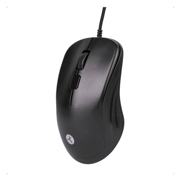 MOUSE - TECHZONE - TZACMOA01 - ALAMBRICO - OPTICO - 1200 DPI - 1.5MTRS - 2 BOTONES + SCROLL - NEGRO