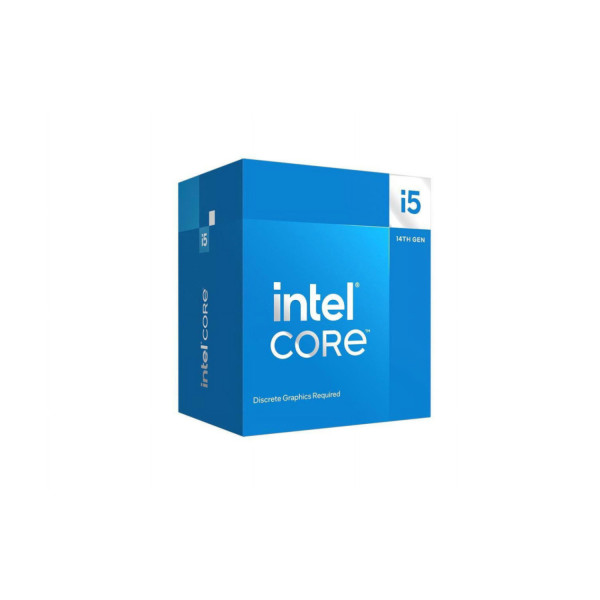 PROCESADOR INTEL CORE I5-14400F S-1700 14A GEN /HASTA 4.7 GHZ /CACHE 20MB /10 CORES (6P+4E) /SIN GRAFICOS /CON BX8071514400F
