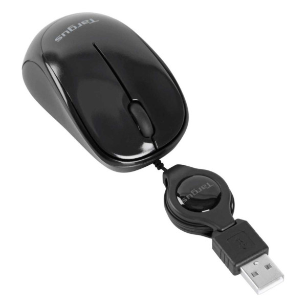 MOUSE OPTICO TARGUS AMU75US, COMPACTO, USB, COLOR NEGRO