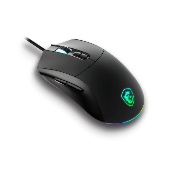 MOUSE MSI OPTICO FORGE GM320 /CABLEADO//USB/RGB/GAMER