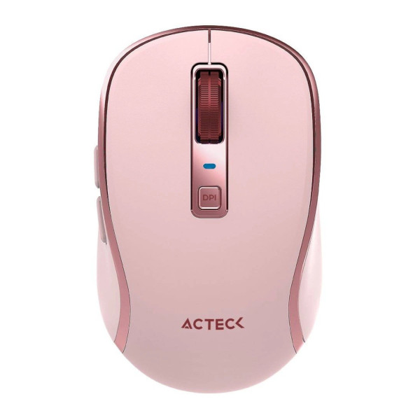 MOUSE ACTECK OPTIMIZE TRIP PRO MI580 / INALAMBRICO / 1600 DPI AJUSTABLE / 6 BOTONES SCROLL / RECARGABLE / DUAL DONGLE USB 2.4