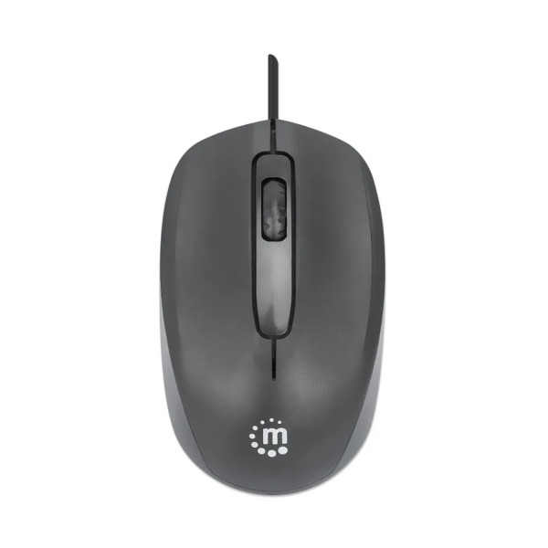 Mouse Manhattan 190190 óptico estándar USB negro