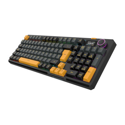TECLADO GAMER BALAM RUSH DEFEAT LEVEL GK3 / INALAMBRICO / MECANICO GASKET / ESPAÑOL / ILUMINACION RGB / PANTALLA INTELIGENTE