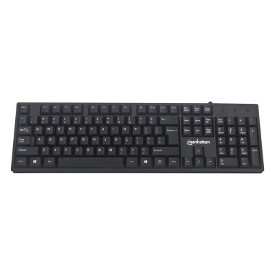 TECLADO,MANHATTAN,179324, MX USB CABLEADO