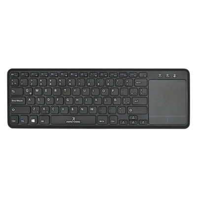 Teclado inalámbrico con touch pad teclas de Tijera y Accesos Rapidos PC-201021